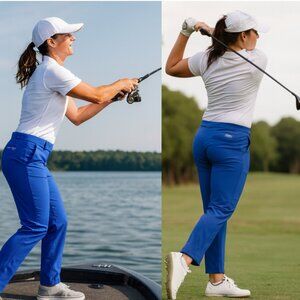 Columbia PFG Women's Pants 12/44 Blue Omni Shiels/Shade BRAND NEW